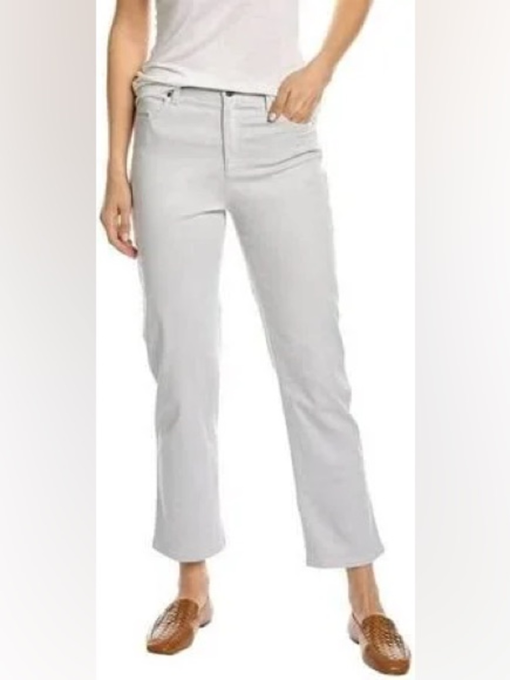 Eileen Fisher Organic Cotton Straight Ankle Jean - Picture 9 of 9